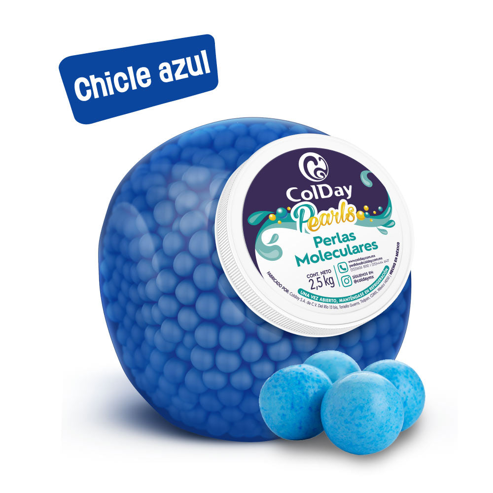 Perlas explosivas chicle azul 2.5kg