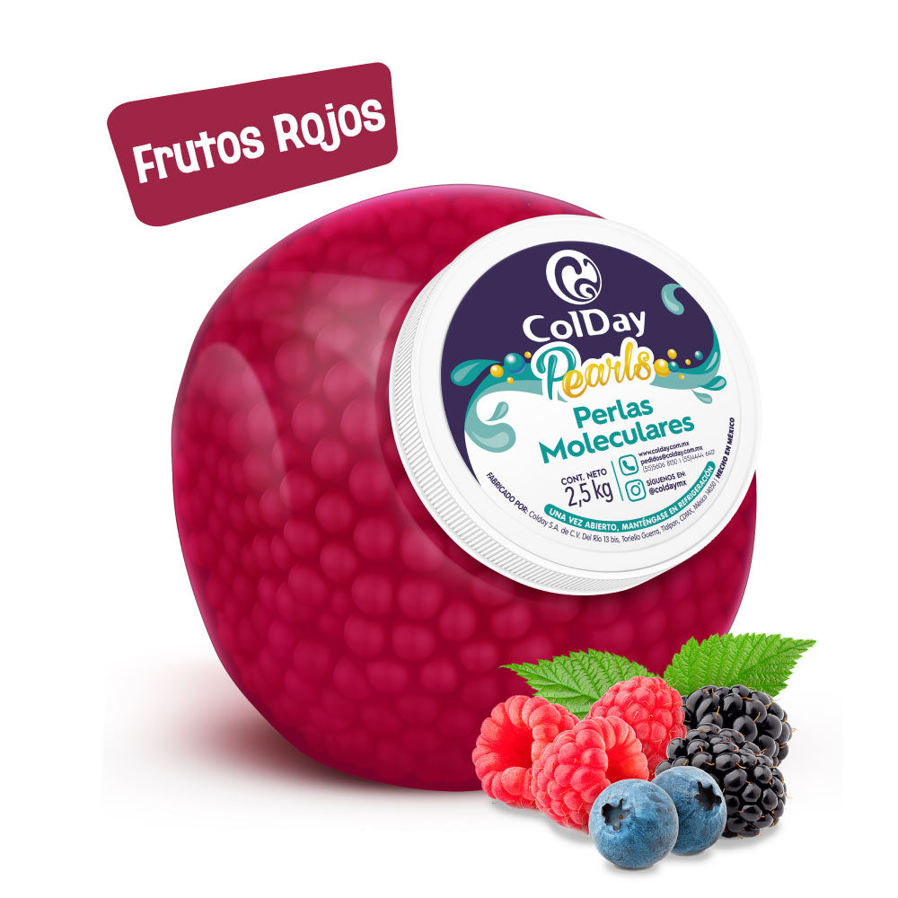 Perlas explosivas frutos rojos 2.5kg