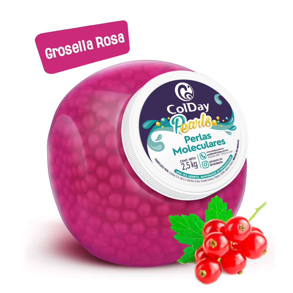 Perlas explosivas Grosella rosa 2.5kg