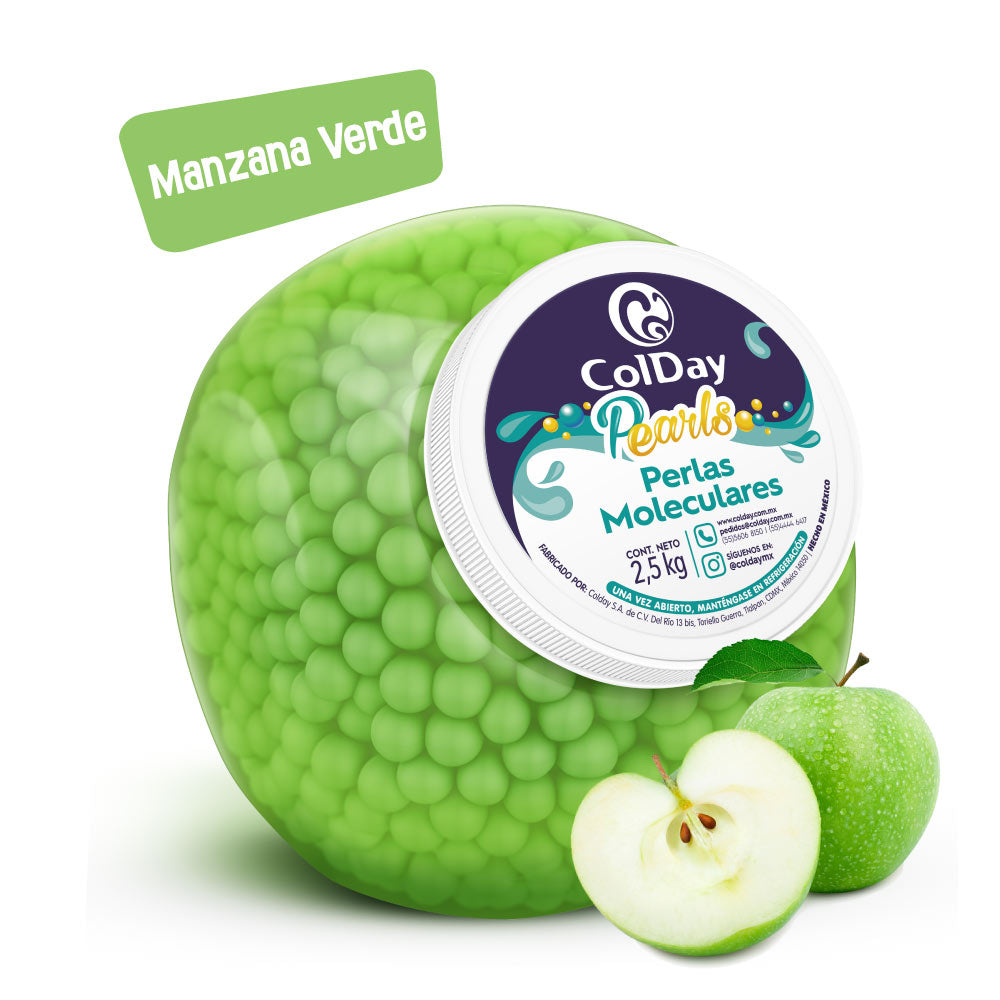 Perlas explosivas Manzana Verde (neon) 2.5kg